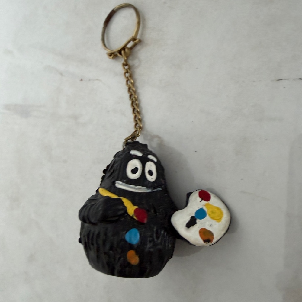 Rare Barbouille AKA Barbabeau the Artist Painter Keychain